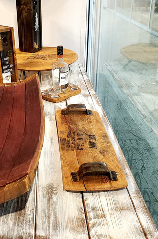 Authentic Bourbon Barrel Charcuterie Board