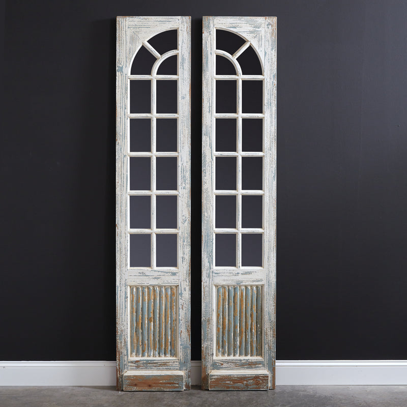 Set of Two Mirrored Decorative Panels