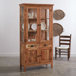 Rustic Farmhouse China Cabinet