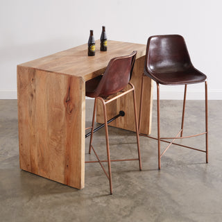 Large Farmhouse Table with Barstools