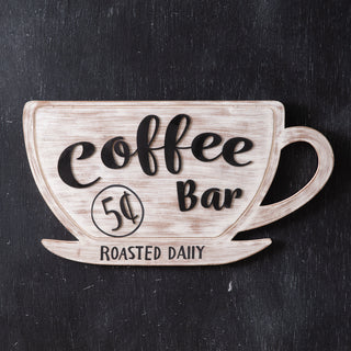 Coffee Bar Wall Sign