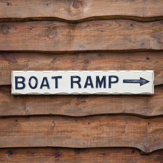 Boat Ramp Sign