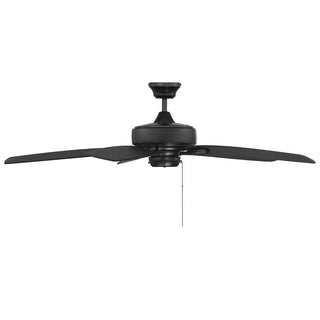 Wind Star 52" Ceiling Fan in Matte Black Matte Black