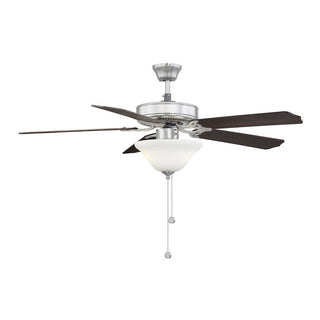 First Value 52" 2-Light Ceiling Fan in Satin Nickel Satin Nickel