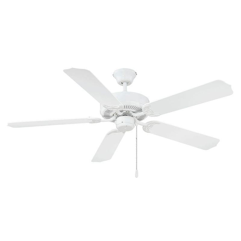 Nomad 52" Ceiling Fan in White White