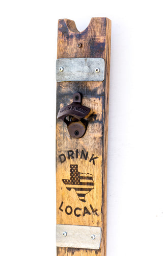 Whiskey Stave Bottle Opener