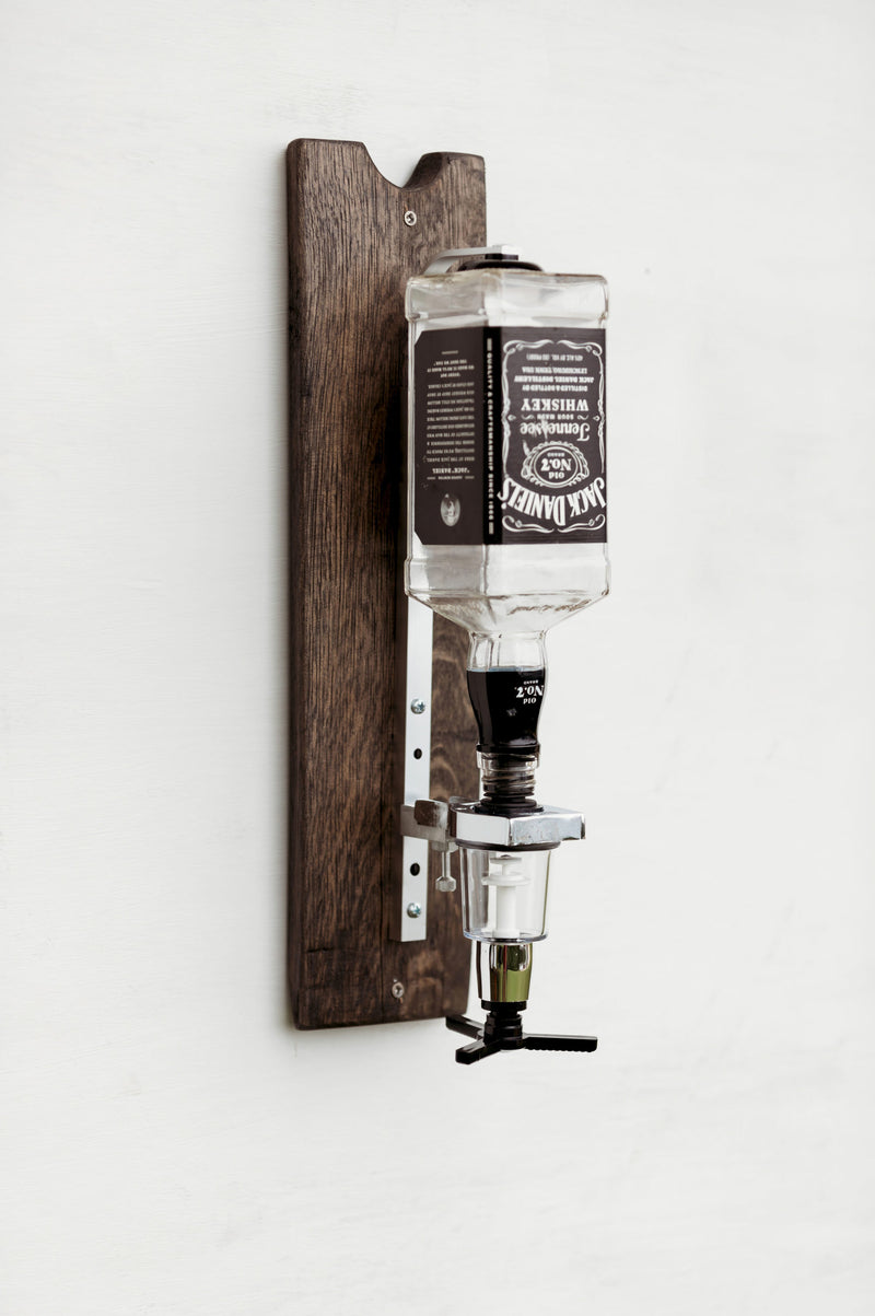 Barrel Stave Whiskey Dispenser