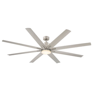 Bluffton 72" LED Ceiling Fan in Satin Nickel Satin Nickel