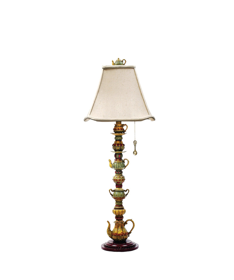 Tea Service 35'' Table Lamp - Multicolor