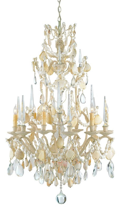 Buttermere Crystal & Shell Chandelier