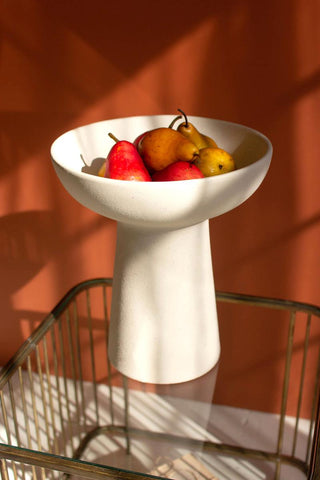 CERAMIC COMPOTE - TALL