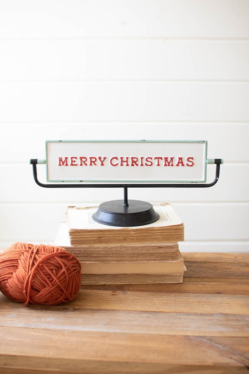 MERRY CHRISTMAS AND HAPPY NEW YEARS FLIP SIGN
