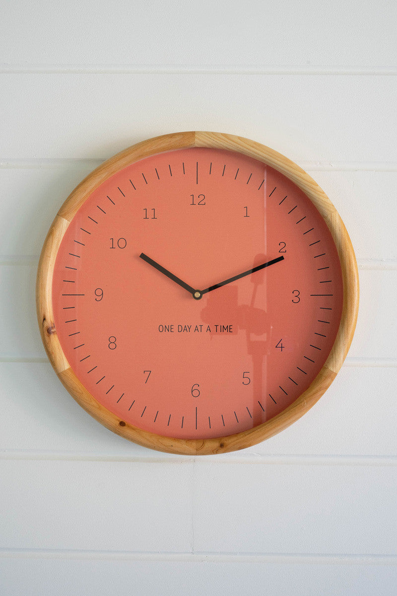 One Day At A Time Wall Clock