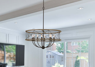 The Lionel 8 Light Pendant