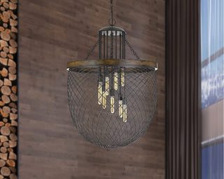 The Jeremiah 9 Light Pendant