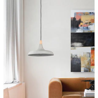 Large Grey Concrete Pendant