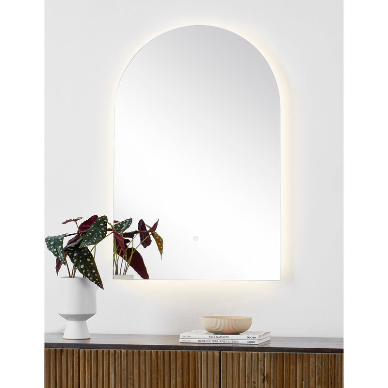 Unique Wall Mirror with LED Backing