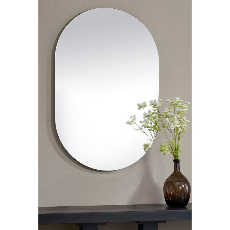 Large Oval Modern Mirror
