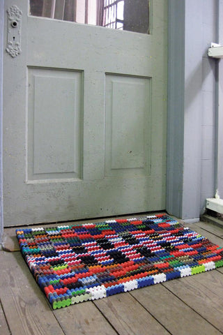 RECYCLED FLIPFLOP DOORMAT 30 X 20