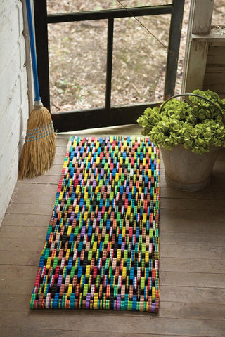 RECYCLED FLIP FLOP LARGE DOOR MAT