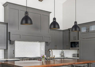 The Wilson Single Light Pendant - Black