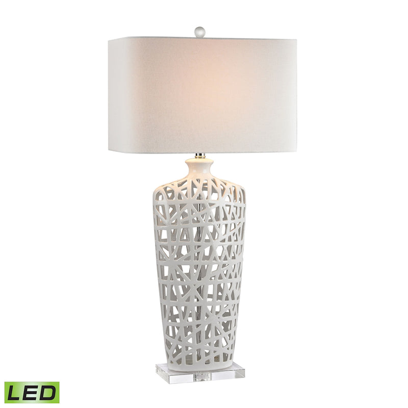 Dimond 36'' Table Lamp - Gloss White