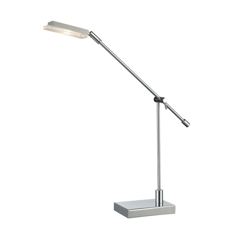 Bibliotheque 26'' Desk Lamp - Polished Chrome