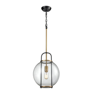 Faraday 12'' Wide Mini Pendant - Aged Brass