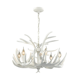 Big Sky 25'' Wide 6-Light Chandelier - White