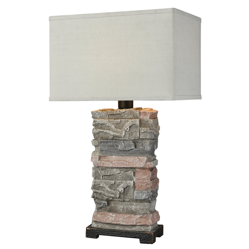 Terra Firma 30'' Outdoor Table Lamp - Stone