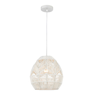 Boho Mini Pendant Light - White