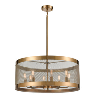 Line in the Sand 24'' Wide Pendant - Satin Brass