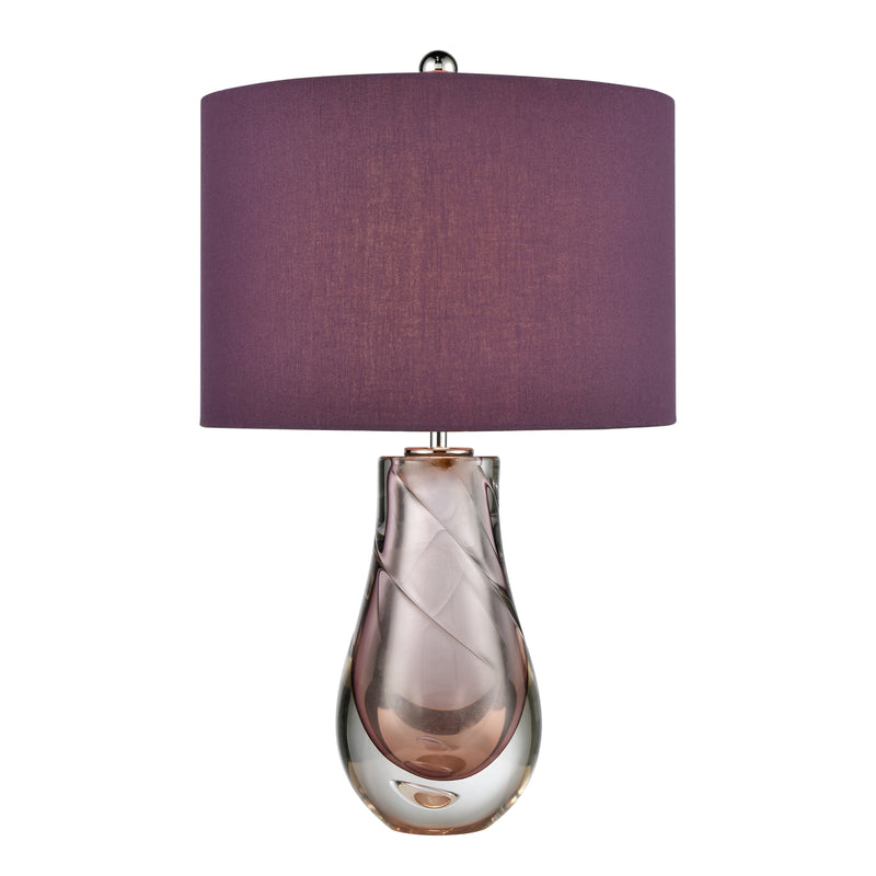 Dusty Rose 22'' Table Lamp - Purple
