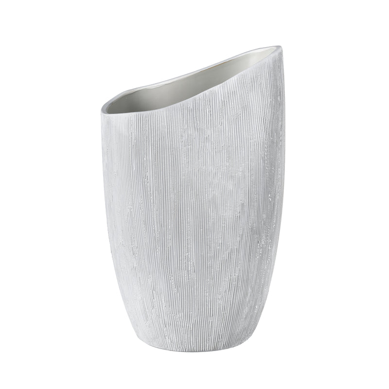 Scribing Vase - White