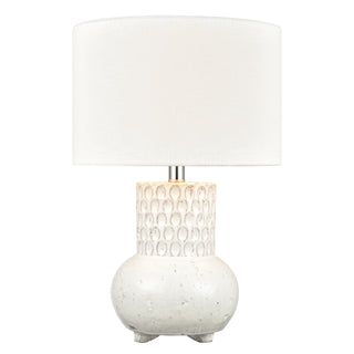 Delia 21'' Table Lamp - White