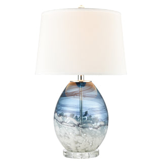 Livingstone 25'' Table Lamp - Blue