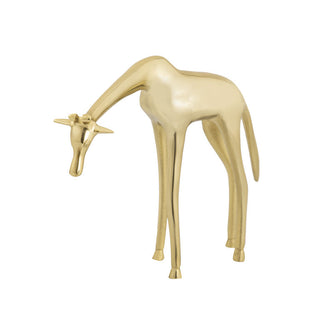 Brass Giraffe Sculpture - Small