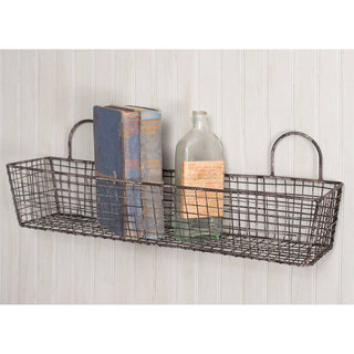 Rustic Metal Hanging Basket - Box of 2