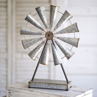 Large Tabletop Windmill