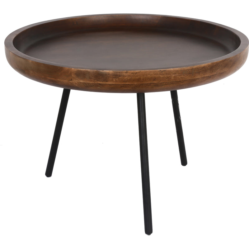Mango Wood Coffee Table with Iron Legs